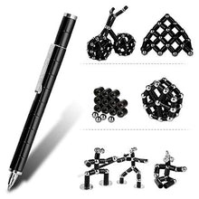 Load image into Gallery viewer, asuku Decompression Magnetic Pen, Magnets DIY Toys,Fidget Toys, Magnetic Sculpture Building Blocks, Desktop Sculpture Toys, Intelligence Learning and Stress Relief Gift for Family or Friends.
