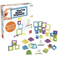 ROO GAMES Youve Been Framed! - Fast-Paced Stacking and Building Game - For Ages 8+ - Match the Pattern, Slap the Card, Win!