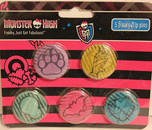 Load image into Gallery viewer, Monster High, 5 Freaky Cute Flip Pins!!
