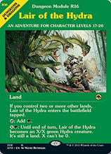 Load image into Gallery viewer, Magic: the Gathering - Lair of The Hydra (356) - Showcase (Dungeon Module Cover) - Adventures in The Forgotten Realms
