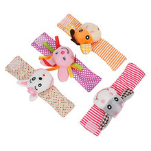 Load image into Gallery viewer, Valentine&#39;s Day PresentPine Material Beautiful Appearance Rattle Wrist Bands, Baby Wrist Rattles, Thanksgiving Kids Festival GIF Easter for Home Tables beds(011, 013 Wrist Strap)
