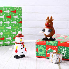 Load image into Gallery viewer, TOYANDONA 8pcs Christmas Clockwork Toys Wind Up Xmas Toy Walking Santa Claus Snowman Reindeer Penguin Tree Kids Rewards
