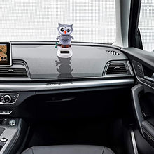 Load image into Gallery viewer, SHUILV Car Dashboard Decoration Ornament Solar Powered Toy Animal Owl Figure Dancing Swing Moving Figure Model Toy Dashboard Car Kids Desk Decoration
