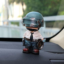 Load image into Gallery viewer, MINGYUE Car Decoration Cute Resin Doll Unknown Battlefield Car Interior Dashboard Decoration Picture Gift Toy Bobbleheads (Color : A)
