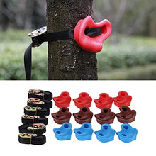 Load image into Gallery viewer, Ejoyous 12 pcs Tree Rock Climbing Holds for Kids, Multi-Color DIY Rock Climbing Wall Holds Large Textured Rock Holds with Ratchets Straps for Backyard &amp; Outdoor Playsets
