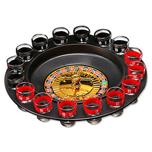 Load image into Gallery viewer, Roulette Drinking Game Drinking Game Roulette Spinning 16 Hole Wine Glass Turntable Party Tools for Ktv Bar
