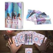 Load image into Gallery viewer, Yitengteng Hologram Tarot Cards Set.Fate Divination Tarot Cards,Interactive Game Divination Cards Toy Board Game Table Cards Fortune Telling Cards for Family Party &amp; Friends Gathering
