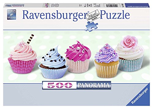 Ravensburger Cupcakes Panorama 500 Piece Jigsaw Puzzle for Adults  Every Piece is Unique, Softclick Technology Means Pieces Fit Together Perfectly
