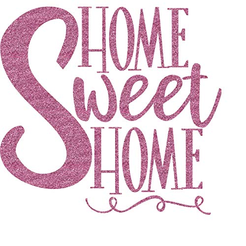 RNK Shops Home Quotes and Sayings Glitter Sticker Decal - Up to 4.5