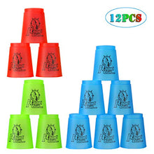 Load image into Gallery viewer, Quick Stacks Cups, 12 PC of Sports Stacking Cups Speed Training Game Multi-Colored
