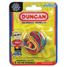 Load image into Gallery viewer, Duncan Yo Yo String, Multi Color (5-Pack)
