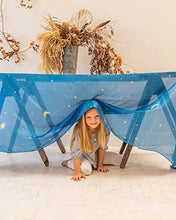 Load image into Gallery viewer, Sarah&#39;s Silks - Giant Playsilk, 100% Real Silk, Eco-Friendly Dye, 9-Feet Long 3-Feet Wide Giant Silk - Starry Night
