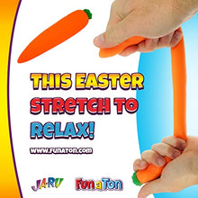 Load image into Gallery viewer, JA-RU Stretchy Banana, Carrot &amp; Hot Dog. Sensory Toys (3 Pack) Stress Relief Toys | Fidget Toys for Kids and Adults. Autism, Anxiety, Therapy Squishy Toys &amp; Party Favors. &amp; Sticker 3340-3342-5564s
