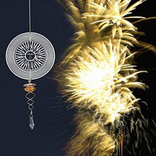 Load image into Gallery viewer, Wind Spinner Mandala Wind Spinners 3D Stainless Steel Wind Spinner Hanging Wind Spinner, Kinetic Yard Art Decorations - Indoor/Outdoor Decor - Unique Gift Idea for Men Women
