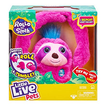 Load image into Gallery viewer, Little Live Pets Rollo The Sloth - Bendable Arms, Movement, Reacts to Sounds, and Repeats What You say. Funny Toy Gift., Multicolor
