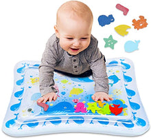 Load image into Gallery viewer, Airlab Tummy Time Baby Water Play Mat Inflatable Toy Mat for Infant &amp; Toddlers Activity Center for 3 6 9 Months Newborn Boy Girl BPA Free
