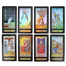 Load image into Gallery viewer, Yitengteng English Edition Tarot,78Pcs Holographic Tarot Cards for Tarot Card Deck Rider Waite Fortune Telling,Interactive Games are Suitable for Families Beginner
