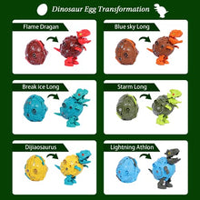 Load image into Gallery viewer, Dinosaur Robots Transformed Toy, 6 Pack Dinosaur Eggs TUNJILOOL Dino Robot Deformation Battle Armor Mecha Big Fit, Armor Transform for Kids 6+ Ages
