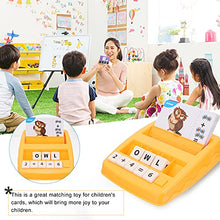 Load image into Gallery viewer, TOYANDONA 2 Sets Interesting Kids English Learning Machine Educational Words Matching Cards Preschool Reading Learning Toys Kindergarten Alphabet Memory Flash Cards
