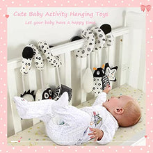 Load image into Gallery viewer, Ebrima Baby Pram Crib Activity Spiral Plush Toys &amp; Stroller Toy &amp; Car Seat Hanging Toys &amp; Animal Education Plush Toys &amp; 3 6 9 12 Months Baby Rattles (Owl)
