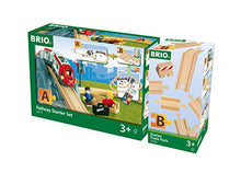 Load image into Gallery viewer, BRIO World - 33773 Railway Starter Set | 26 Piece Toy Train with Accessories and Wooden Tracks for Kids Age 3 and Up
