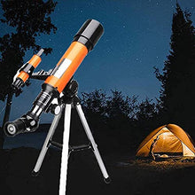 Load image into Gallery viewer, SDFOOWESD Telescope for Kids 8-12 monocular Telescope Telescope for Kids Astronomical Children&#39;s Telescope, 18-Part Entry-Level Model for Beginners, Refraction Telescope with High-Resolution Tripod -
