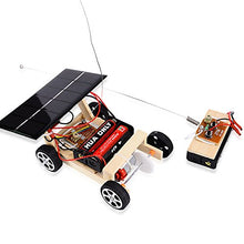 Load image into Gallery viewer, ACHICOO Wooden DIY Solar Powered RC Car Puzzle Assembly Science Vehicle Toys Set for Children Kid GIFS
