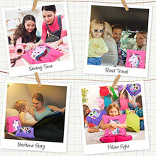 Load image into Gallery viewer, Gili Unicorn Pillows Sewing Kit for Kids Ages 6-12, Double Sided Unicorn Sequined Crafts Kits with Tools, Couch/Decor Pillow for Girls 8-12, Gift Sewing Kits for Beginners
