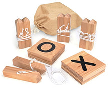 Load image into Gallery viewer, Trademark Innovations Giant Wooden Tic Tac Toe Backyard Game
