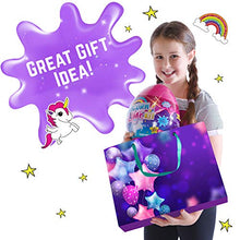 Load image into Gallery viewer, GirlZone Unicorn Egg Sparkly Surprise Slime Kit for Kids, Create Cloud Slime and Magical Unicorn Slime, Fun Sensory Toy for Kids and Great Gift Idea
