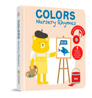 Cali's Books Colors Songs - Sound Books for Toddlers 1-3 - Learning Colors for Toddlers - Interactive Toddler Books with Songs About Colors - Preschool Learning Toy