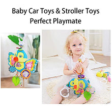 Load image into Gallery viewer, D-KINGCHY Baby Car Toys Stroller Plush Toy Animal Stuffed Hanging Rattle Toys Newborn Crib Bed Around Toy with Teether Rattle Sound for 0-3 Years Old (Bird)
