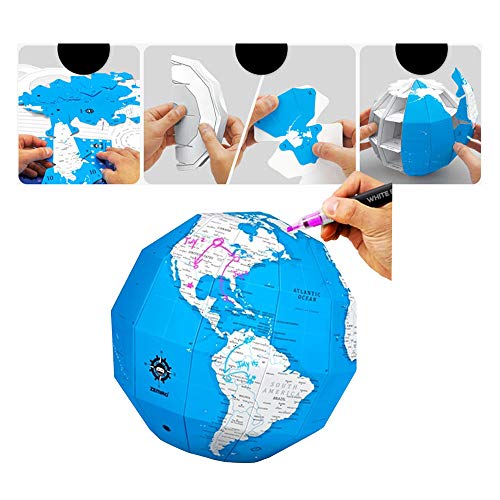 Easy DIY Dry Erase Paper Globe (Plan Map)