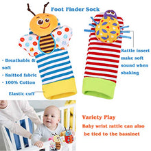 Load image into Gallery viewer, Baby Wrist Rattles for Babies 0-6 Months, Baby Rattle Socks for Infant, Baby Toys 0-3 Months, Newborn Gift for Boys Girls
