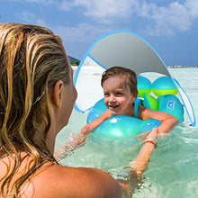Load image into Gallery viewer, LAYCOL Baby Pool Float with UPF50+ Sun Protection Canopy,Add Tail Never Flip Over Inflatable Baby Float,Toddler for Age of 3-36 Months
