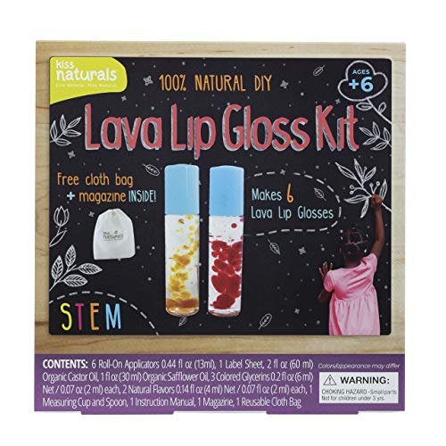 Kiss Naturals Kids Lip Gloss Making Kit DIY Lava Lip Gloss Kit for Gir –  ToysCentral - Europe