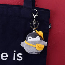 Load image into Gallery viewer, VICKYPOP Animal Plush Keychain Cute Penguin Stuffed Toy and Interesting Backpack Doll Pendant for Kids or Friends (Penguin-Yellow)
