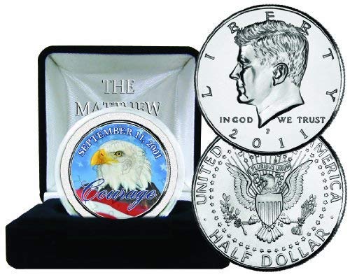 The Matthew Mint JFK Never Forget 9/11 Courage Coin