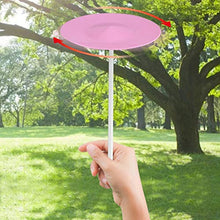 Load image into Gallery viewer, EVTSCAN Juggling Discs, 2Pcs Juggling Spinning Plates Balance Wheel Discs Juggling Props Toys Outdoor Games(Pink)
