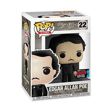 Load image into Gallery viewer, Funko Pop! Icons Edgar Allan Poe with Book 2019 NYCC Shared Sticker Exclusive
