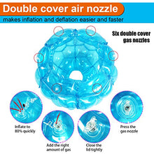 Load image into Gallery viewer, 2 PC Bubble Balls for Adult, Inflatable Body Bubble Ball Sumo Bumper Bopper Toys, Heavy Duty PVC Vinyl Kids Adults Physical Outdoor Active Play (36 INCH Blue)
