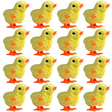 Load image into Gallery viewer, YOFOBU 16 Packs Wind Up Chicken Novelty Jumping Chicken Gag Plush Chicks for Party Favors Supplies Props for Halloween Gag Shows
