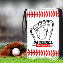 Load image into Gallery viewer, 720 Pockets with Trading Card Binder, 9-Pocket Baseball Card Sleeves Card Holder Album Protectors, Penny Sleeves for Trading Cards Fit for Sport, Game, Standard Cards Holder for Kids (Baseball)
