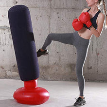 Load image into Gallery viewer, Tgoon Inflatable Boxing Column, PVC Service Life Fitness Equipment Bag Free Standing
