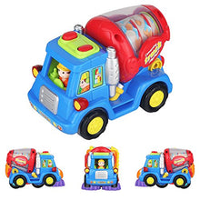 Load image into Gallery viewer, Push and Go Friction Powered Car Toys for Boys - Construction Vehicles Toys for Boys and Toddlers (Street Sweeper Truck, Cement Mixer Truck, Harvester Toy Truck) by Ciftoys
