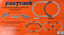Load image into Gallery viewer, Lionel FasTrack Electric O Gauge, Inner Passing Loop Add-On Track Pack
