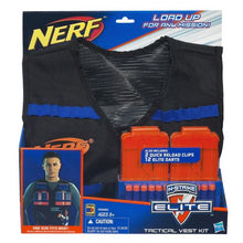 Load image into Gallery viewer, Official Nerf Tactical Vest N-Strike Elite Series Includes 2 Six-Dart Clips and 12 Official Nerf Elite Darts (Amazon Exclusive)

