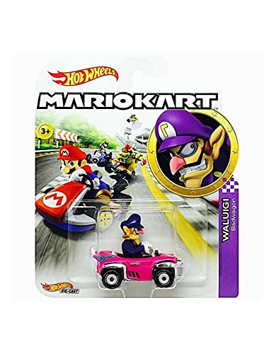 Hot Wheels Mario Kart Waluigi, [Pink/Purple] Badwagon