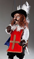 Musketeer Pierre  Cute Hand-Made String Puppet by Czech Marionettes