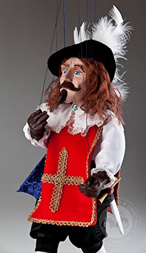 Musketeer Pierre  Cute Hand-Made String Puppet by Czech Marionettes